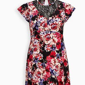 NWT Torrid Asymmetrical Knit Maxi Dress - Size 2 X